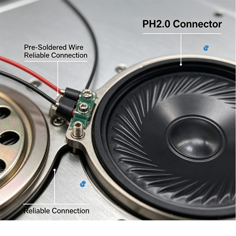 Speaker Wire - 2pcs New Ultra-thin Speaker 8 Ohms