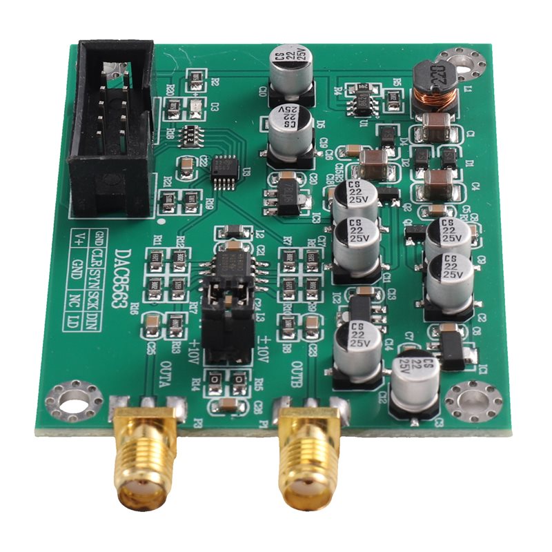Dac Board - A02F-For DAC Module DAC8563 16-Bit Digital