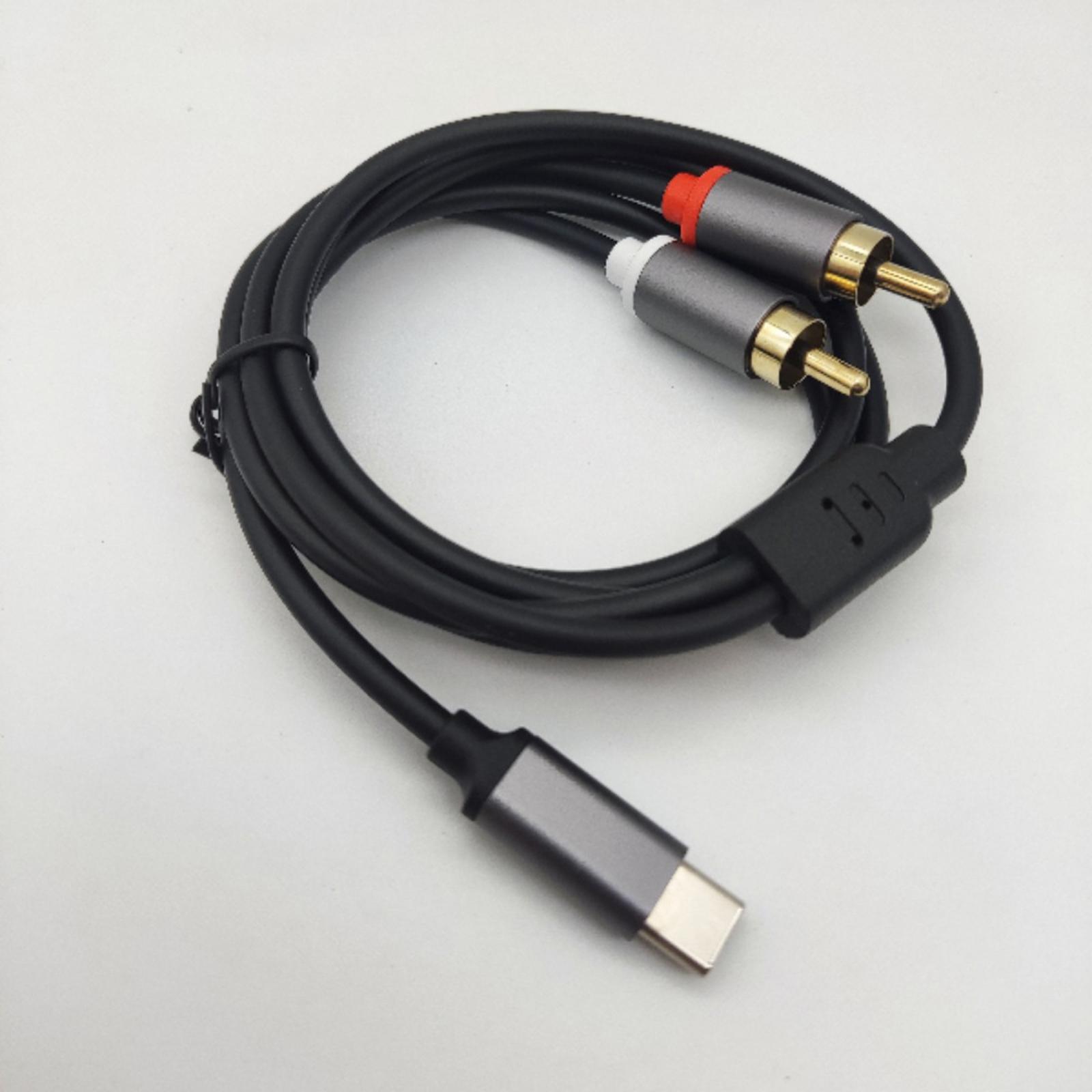 Rca Cable - USB C to RCA Stereo Audio