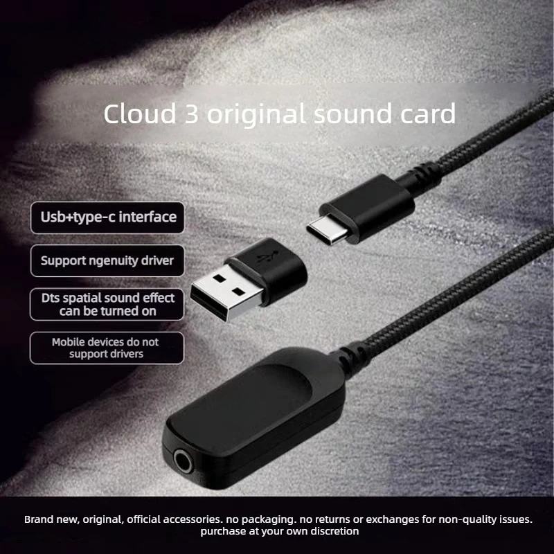 Usb Sound Card - Original Headphone Cloud 3 Sound Card