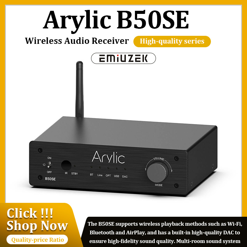 Arylic-B50 SE Bluetooth Stereo - đánh giá và giá Class D Amplifier
