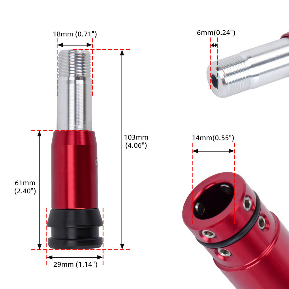 Aluminum Alloy Gear Shift Knob - đánh giá và giá Knob Aluminum