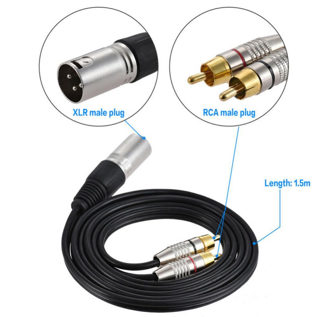XLR Audio Splitter Cable to Rc - đánh giá và giá Rca Cable
