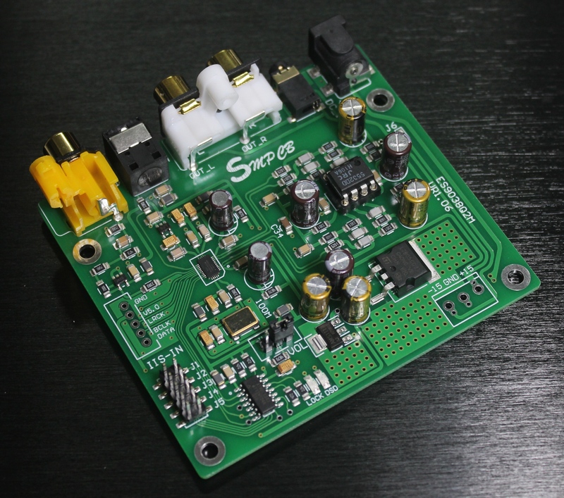 ES9038 Q2M DAC DSD decoder boa - đánh giá và giá Dac Board