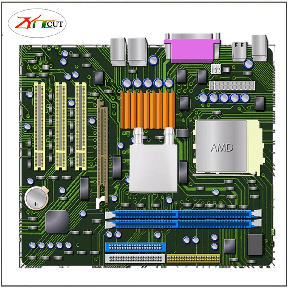 40 80mm CPU Aluminum water-coo - đánh giá và giá Heatsink Aluminum