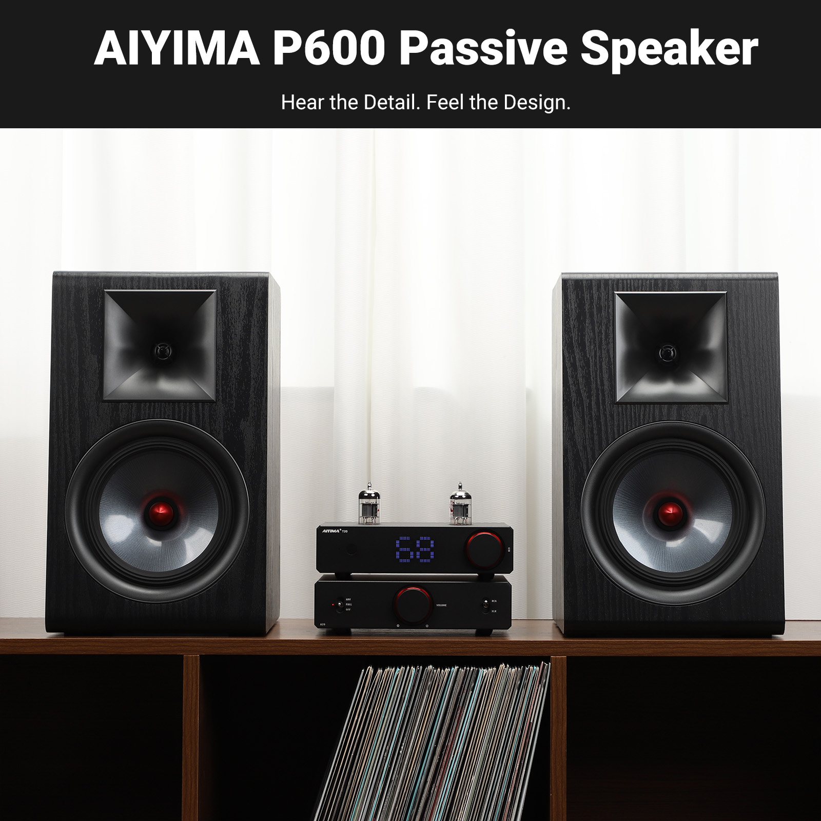 AIYIMA 1 cặp loa thụ động 6.5  - đánh giá và giá Es9018 Dac