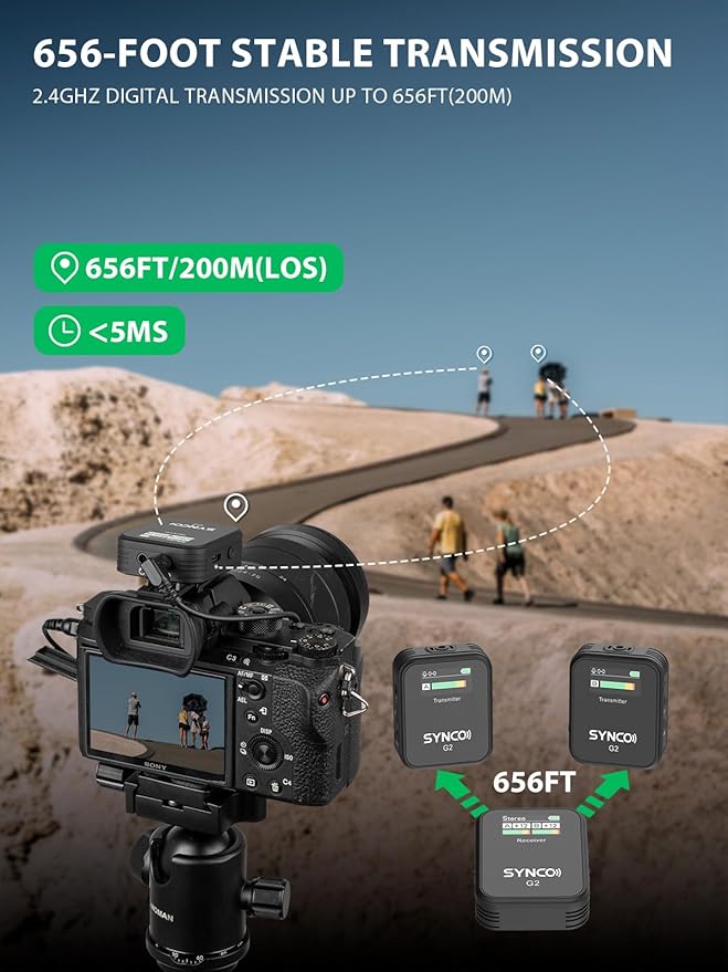 SYNCO Wireless Lavalier Microp - đánh giá và giá Condenser Microphone Kit