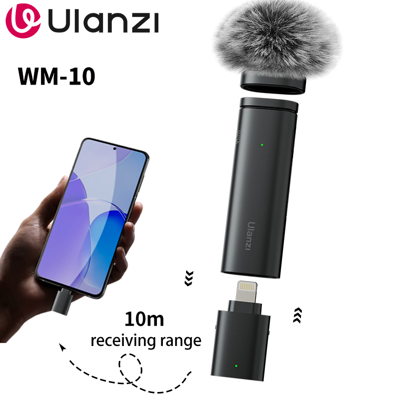 Ulanzi WM-10 Wireles Lavalier  - đánh giá và giá Microphone Capsule