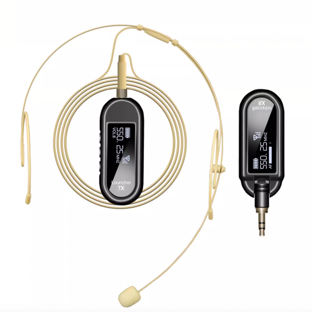 UHF Wireless Headset Microphon - đánh giá và giá Condenser Microphone Kit