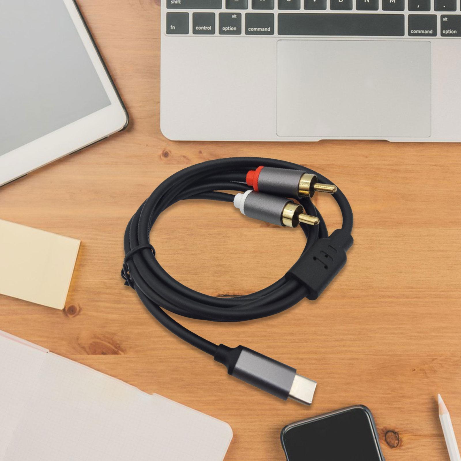 USB C to RCA Stereo Audio Cabl - đánh giá và giá Rca Cable
