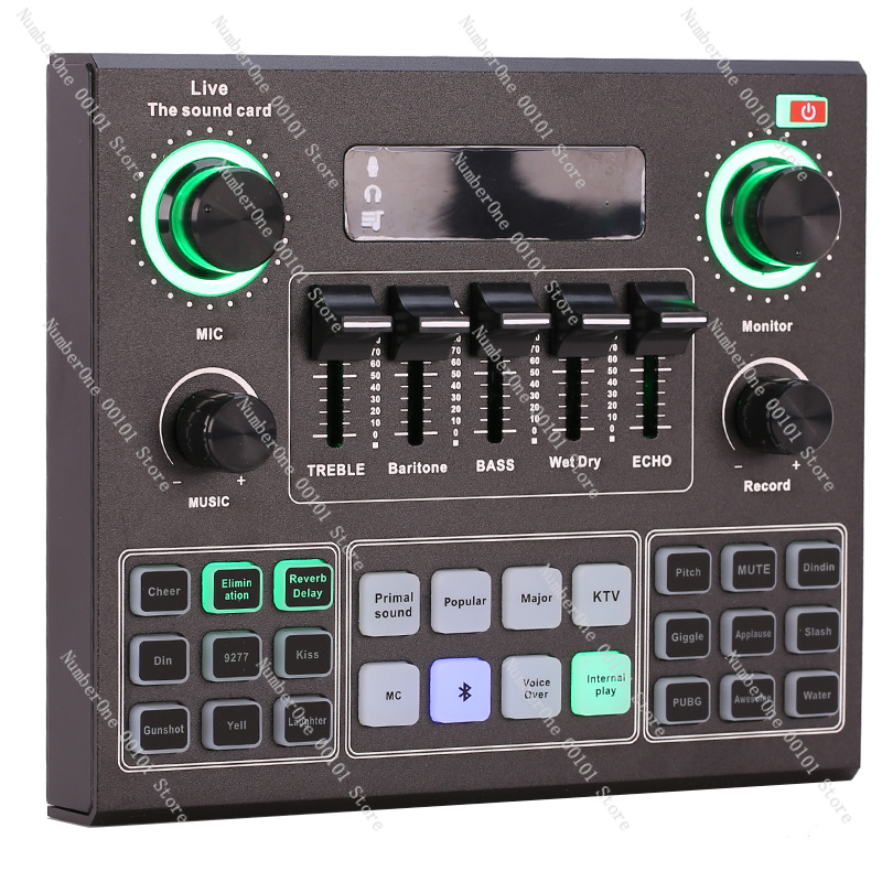 V9 Sound Card Microphone Set U - đánh giá và giá Usb Sound Card