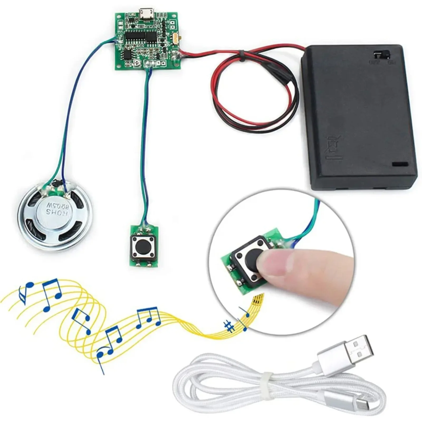 DIYmall Recordable 8M MP3 WAV  - đánh giá và giá Diy Speaker