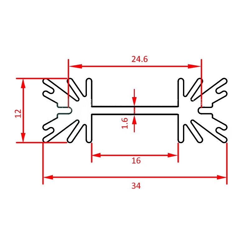 5 Pcs TO-220 Triode MOS Transi - đánh giá và giá Heatsink Aluminum