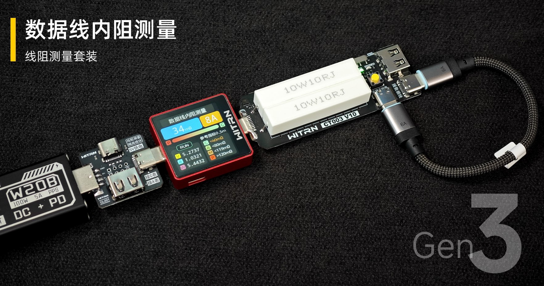 WITRN USB-C Electronic Load Pu - đánh giá và giá Dac Board